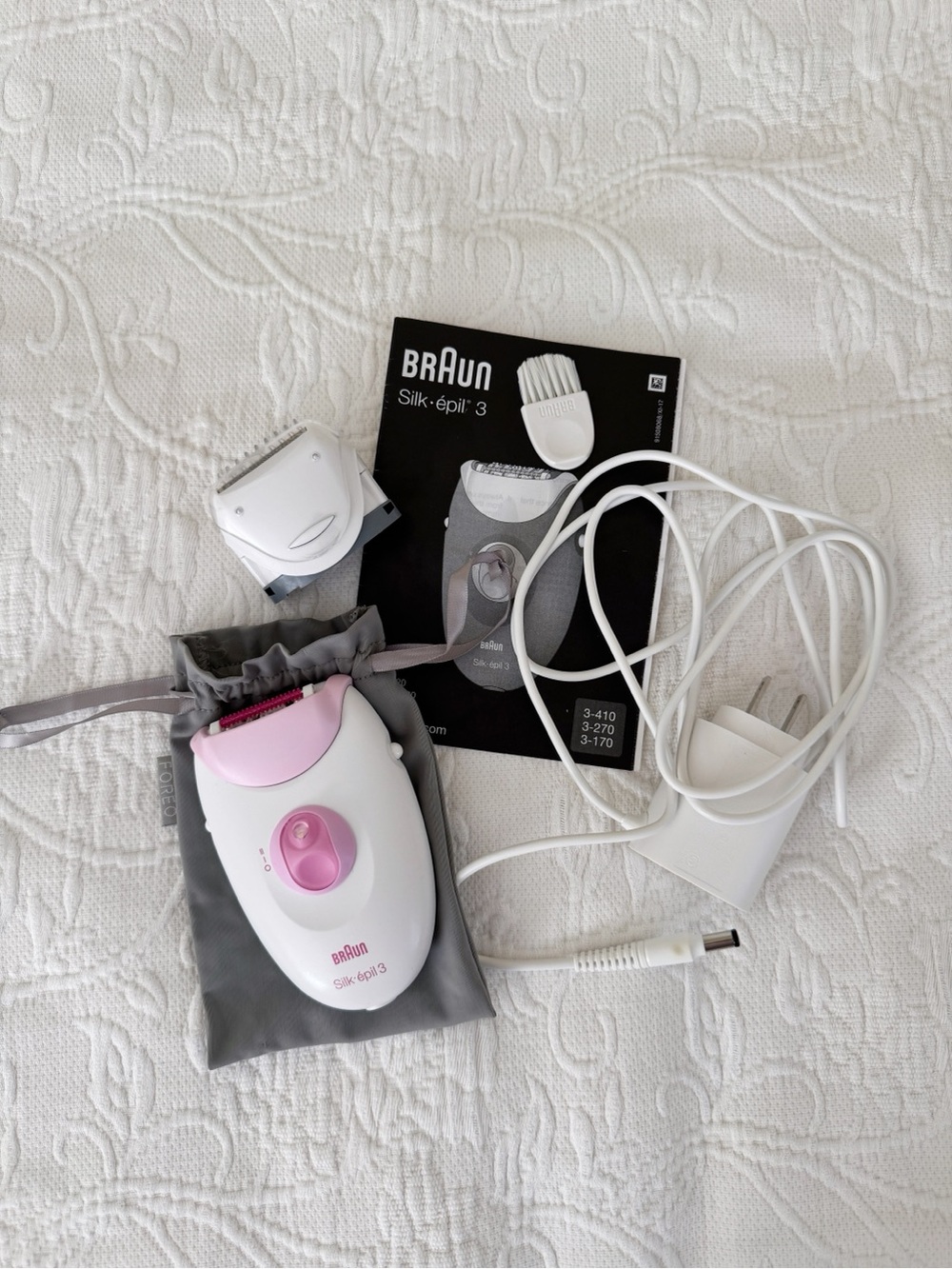 Braun Silk-épil 3 Women’s Epilator in Pink and White